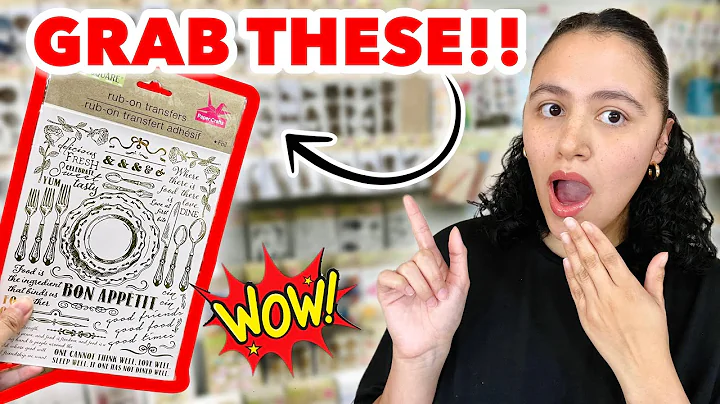 You Won’t Believe these DOLLAR TREE DIYS using Rub On Transfers | High End Decor DIYS