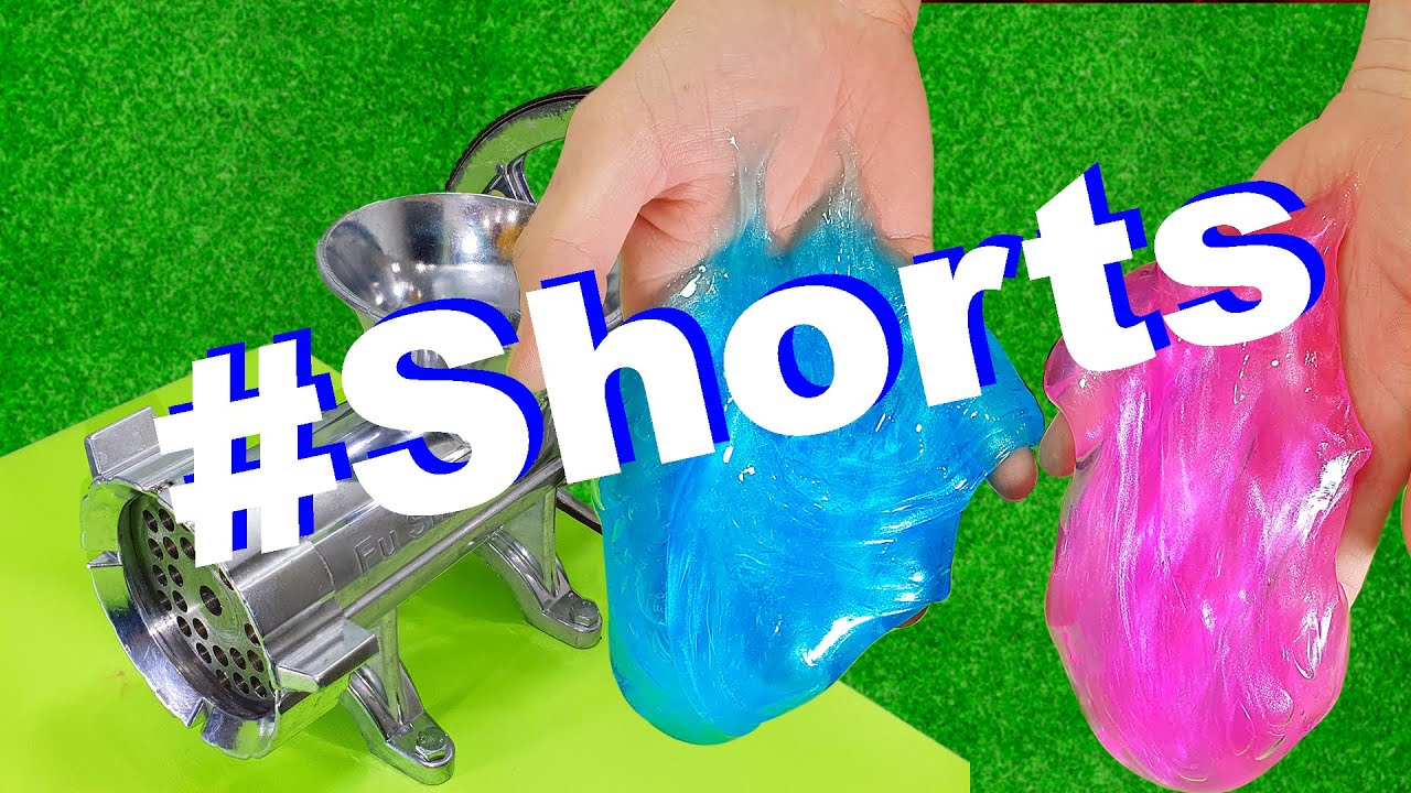 EXPERIMENT SLIME VS MEAT GRINDER 