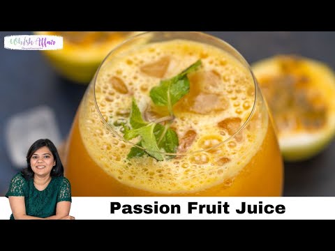 Homemade Passion Fruit Juice Recipe