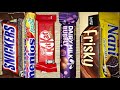 ASMR Most Popular Candy/ Some lots of colorful rainbow lollipops candy / Unpacking chocolate eat