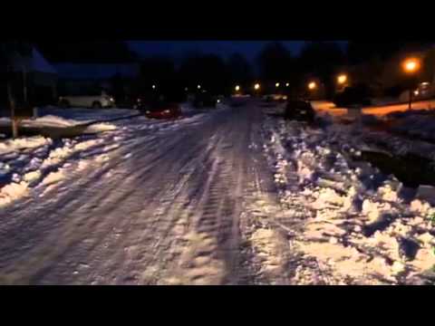 Jeannette Reyes shows us what road conditions are like in Stafford County, Va.