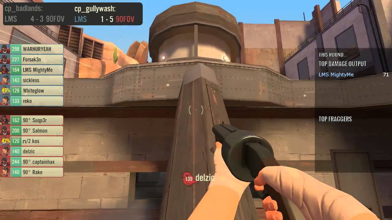 VanillaTV - LMS vs. 90FOV - ETF2L S15 Premiership Week 7 - Gullywash [Map 2]