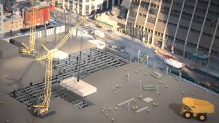 Hudson Yards Platform Construction Video