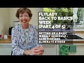 Flylady Back to Basics - Setting up a Daily Focus/Weekly Schedule (save time, eliminate stress)