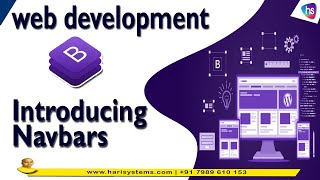 navbar in bootstrap 4 | free web design course | free responsive website | Sekharmetla | Harisystems