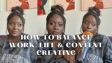 HOW TO: TIPS TO BALANCE 9-5 WORK, LIFE & CONTENT CREATING | BEGINNER TIPS | JASMINE KATRINA