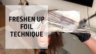 Freshen Up Foil Technique for Hair Highlights | #creativityneverstops | Goldwell Education Plus screenshot 2