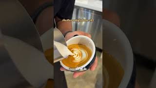 Another satisfying Swan Art #coffee #ytshorts #latte #yt #barista #latteart