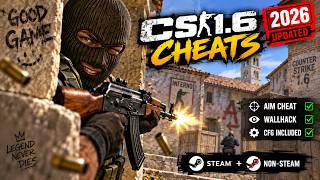 🎯 CS 1.6 Cheats 2026 | FREE Aimbot & WallHack CFG | Steam + Non Steam
