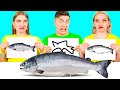 絵がうまいのはどっち？ | HAHANOM Challenge #3 のクレイジーなアートチャレンジと絵のライフハック