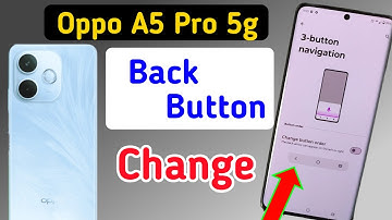 Oppo a5 pro 5g back button setting/Oppo a5 pro 5g back button change/ navigation gesture setting