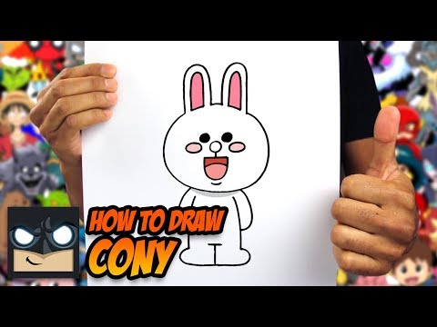 How to Draw Cony | Line Friends | Step by Step Tutorial