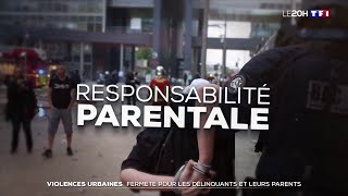 Violences urbaines : fermeté pour les délinquants et leurs parents