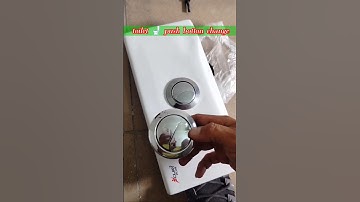 Toilet push button replacement!#plumber #shorts #plumbing