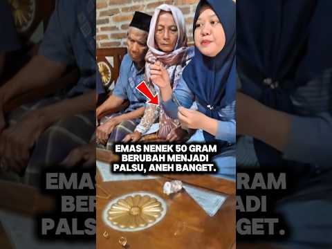 Sedihh Banget, Emas 50 Gram Berubah Jadi Palsu #shorts