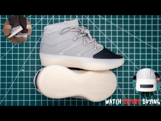 スニーカー fear of  god Adidas Fear Of God Basketball Shoe Sesame Carbon Review & On Feet