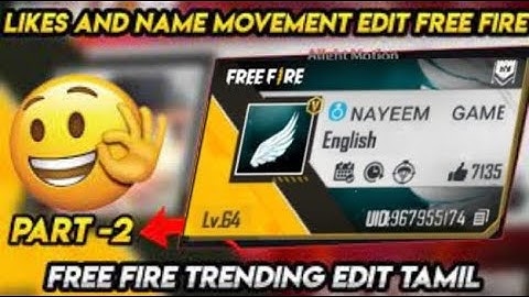 FREE FIRE 3D PROFILE EDIT || Tutorial Preset Alight Motion Ff || EDIT BY NAYEEM GAMER !