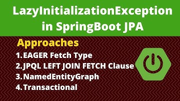 LazyInitializationException in SpringBoot JPA | could not initialize proxy – no Session | SpringBoot