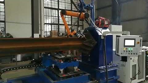 cobot welding with welding positioner