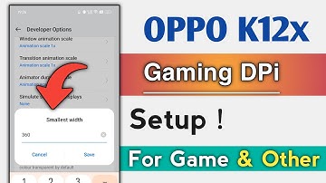OPPO K12x How To Setup Gaming DPi, OPPO K12x Game DPi Kaise Change Kare
