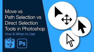 Move vs Path Selection vs Direct Selection Tools in Photoshop