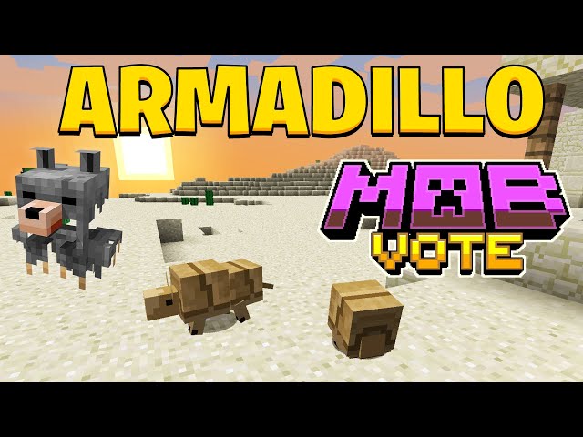 Armadillo just won minecraft mob vote : r/SonicTheHedgehog