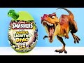 25 СЮРПРИЗОВ в ГИГАНТСКОМ ЯЙЦЕ ДИНОЗАВРА ZURU SMASHERS Mega Jurassic Lightup Dino! Surprise unboxing