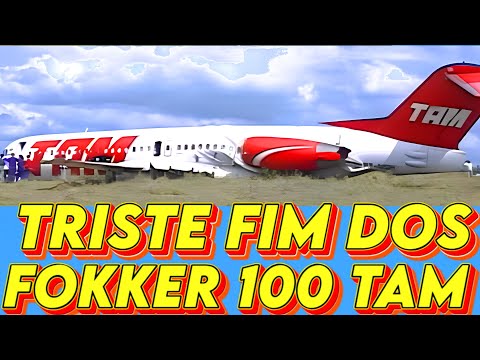 FOKKER 100 TAM: SAD END OF THE AIRCRAFT THAT BOOSTED TAM IN BRAZIL!