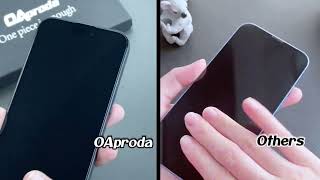 OAproda iPhone 17シリーズ用 ガラスフィルム 簡単貼り付け 保護 一体式防塵