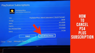 How to Cancel PS4 Plus Subscription