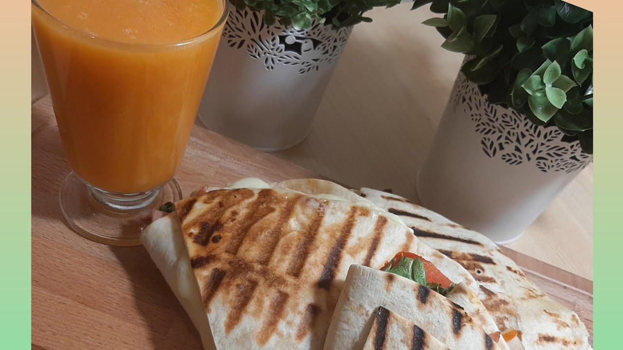 طاكوس منزلي بالسوريمي بدون الةالبانيني في 5 دقائق مرافق بعصير قمرالدين اللذيذ المنعش#Delice oum rim#