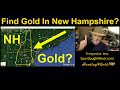 Where is Gold found in New Hampshire (Gold Location Map)