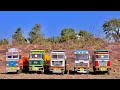 Truck Parking Near of River | Tata Dump Truck 2518 | Ashok Leyland | Eicher | Mahindra | Tractor Die