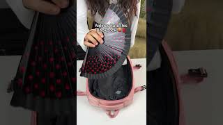 Packing for 7 days with a vacuum compression travel backpack