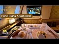 Enjoy signature caviar service on etihad airways first class apartment  full trip report