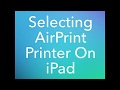 Printing To AirPrint Printer From IPad Printing To AirPrint Printer From IPad
