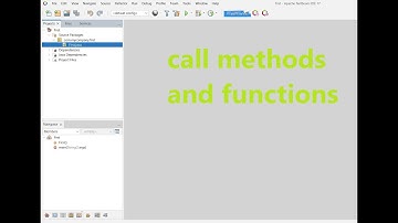 استدعاء الدوال في الجافا call methods and functions in java