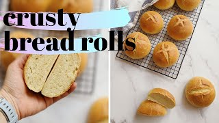 Easiest CRUSTY BREAD ROLLS Recipe - only recipe you need to know