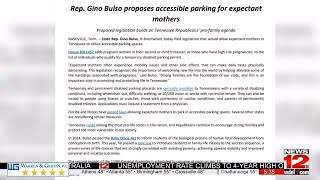 Tennessee Bill Proposes accessible parking for pregnant women