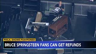 Bruce Springsteen fans will be able to request refunds after Philly shows postponed