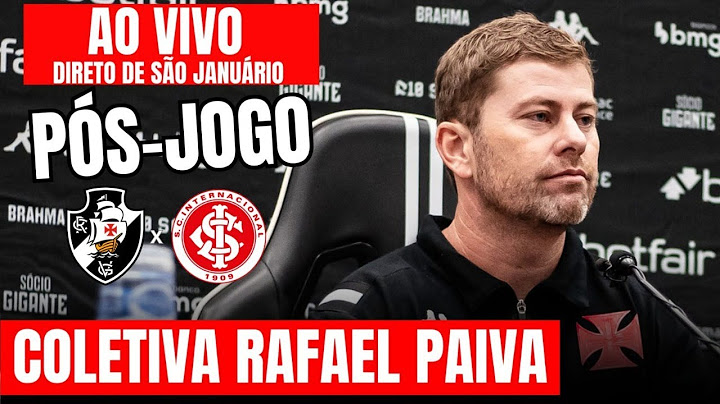 🛑 AO VIVO | PÓS JOGO - COLETIVA DE RAFAEL PAIVA