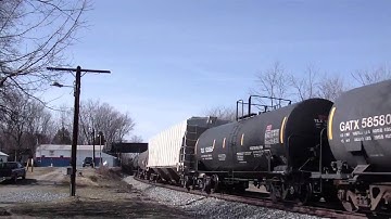 CSX Q401 in Hi Def at Shenandoah Junction,WV on 3/3/11