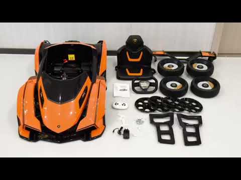 Lamborghini Car Unboxing 12V Battery Powered Electric Toy for