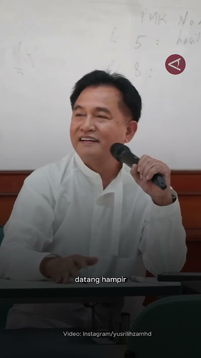 Yusril Ihza Mahendra masih menjadi dosen!