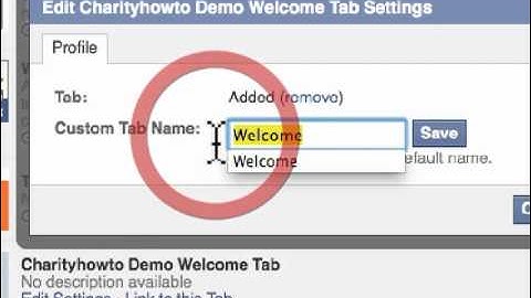 How to edit the name of your Facebook custom tabs