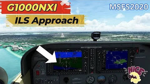 Msfs2020*G1000NXI ILS Landing tutorial* Entering the FPL & Approach/W FREQ'S Cessna 172
