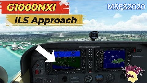 Msfs2020*G1000NXI ILS Landing tutorial* Entering the FPL & Approach/W FREQ