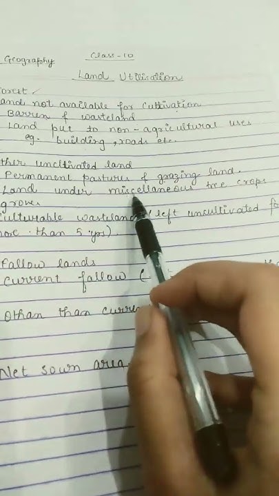 Land Utilisation class 10th Geography ch 1 YouTube land-utilisation-class-10th-geography-ch-1-youtube