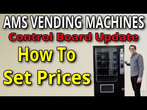 How to Set Prices on the NEW Seaga Control Board for AMS Vending Machines | Step-by-Step Guide