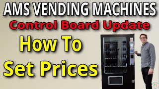 How to Set Prices on the NEW Seaga Control Board for AMS Vending Machines | Step-by-Step Guide